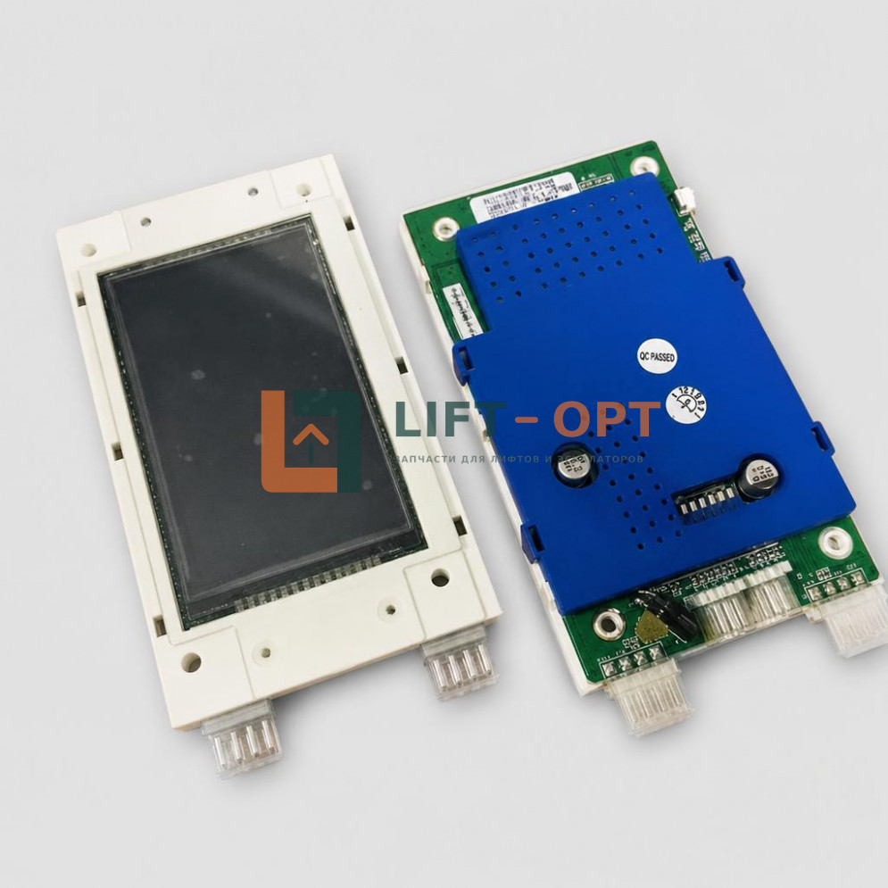 Дисплей вызывного поста белая индикация синий фон LMBS430-V3.2.5 XAA25140AD29 Xizi Otis
