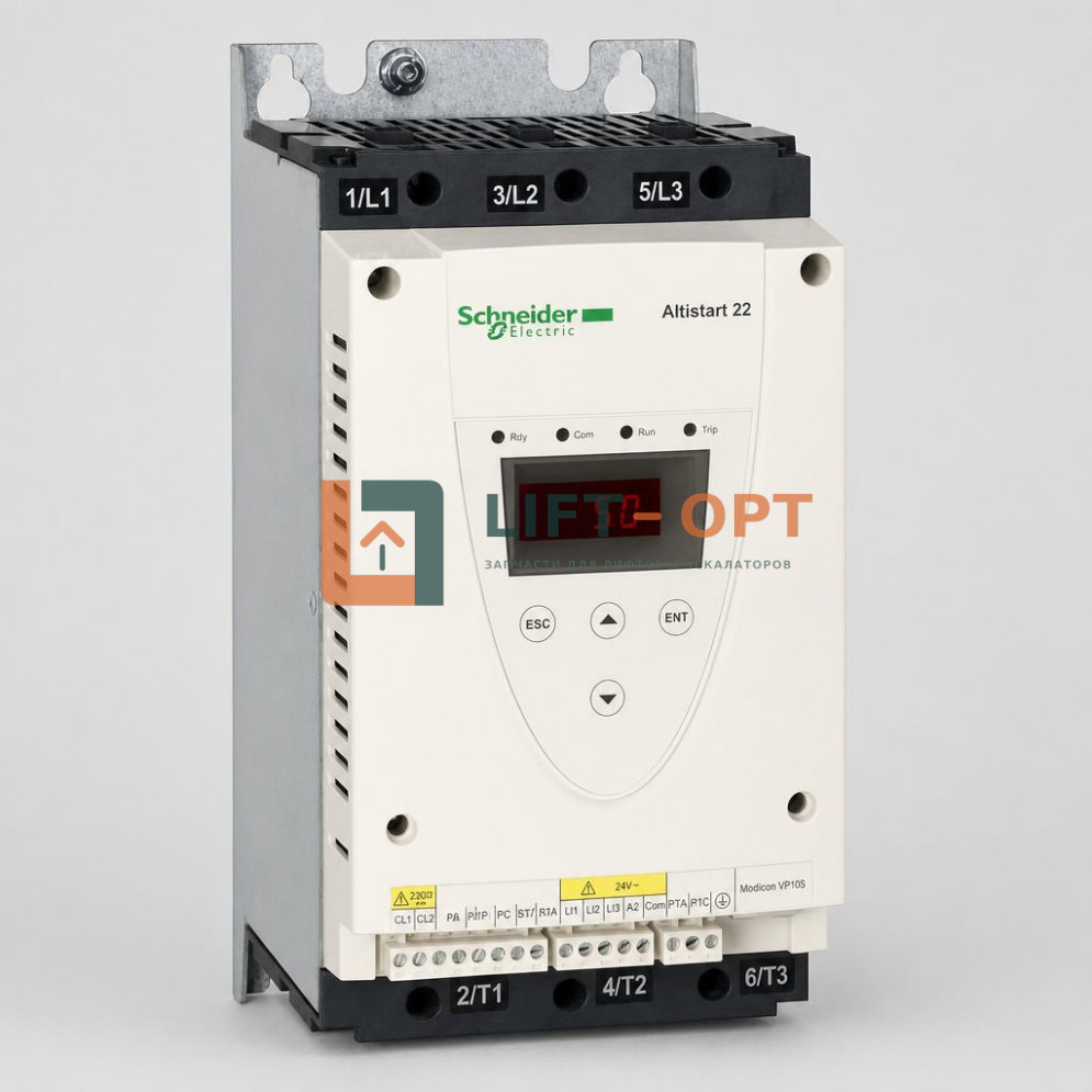 Устройство плавного пуска для асинхронных двигателей 17A Altistart 22 ATS22D17Q Schneider Electric